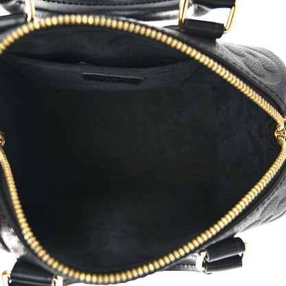 Louis Vuitton Empreinte Monogram Giant Speedy Bandouliere 20 Black 5 of 11