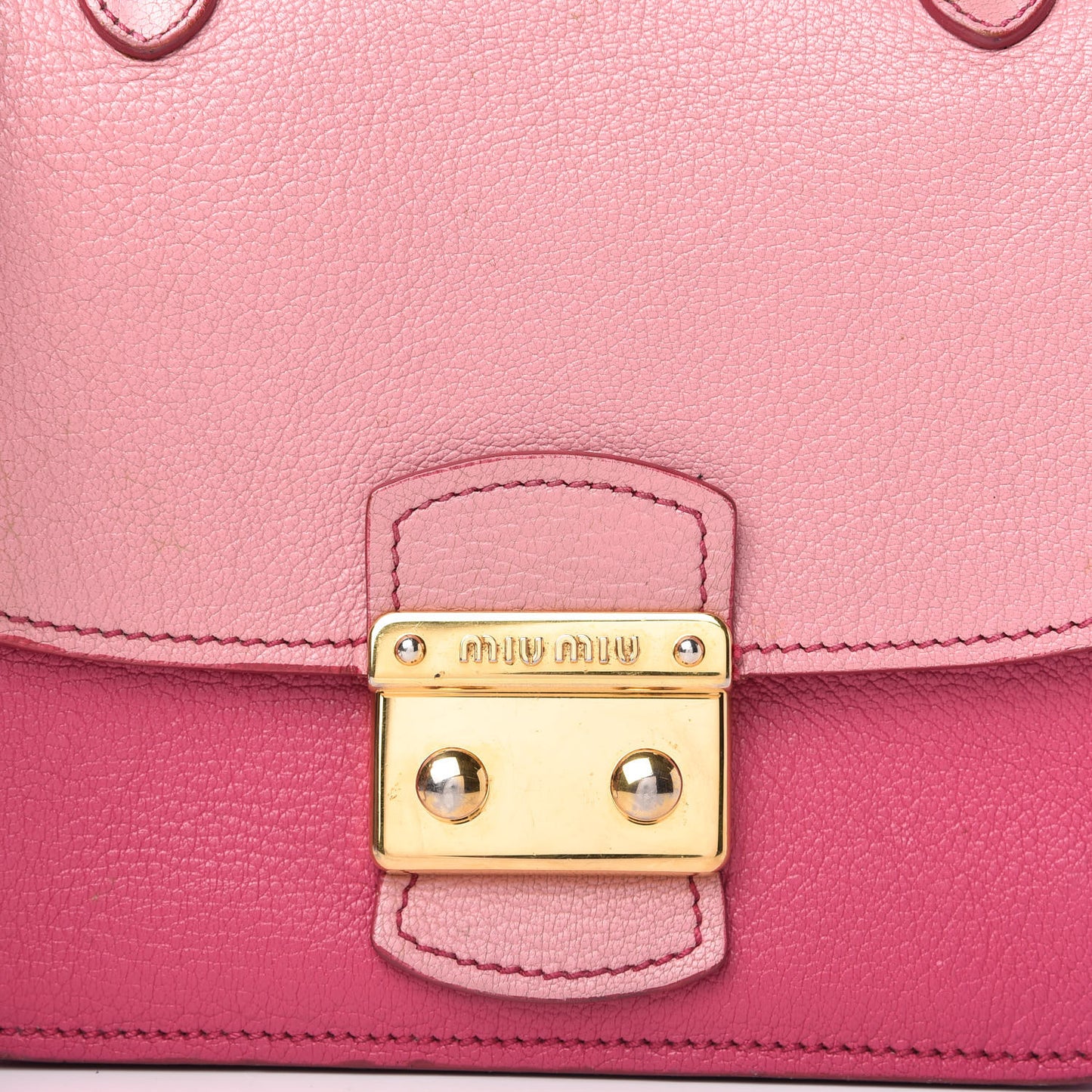 Goatskin Madras Shoulder Bag Rosa Peonia