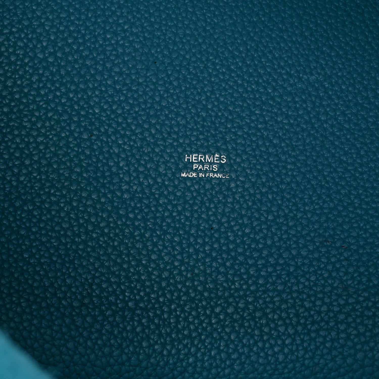 Hermes Taurillon Clemence Picotin Lock 22 MM Bleu Izmir 6 of 10