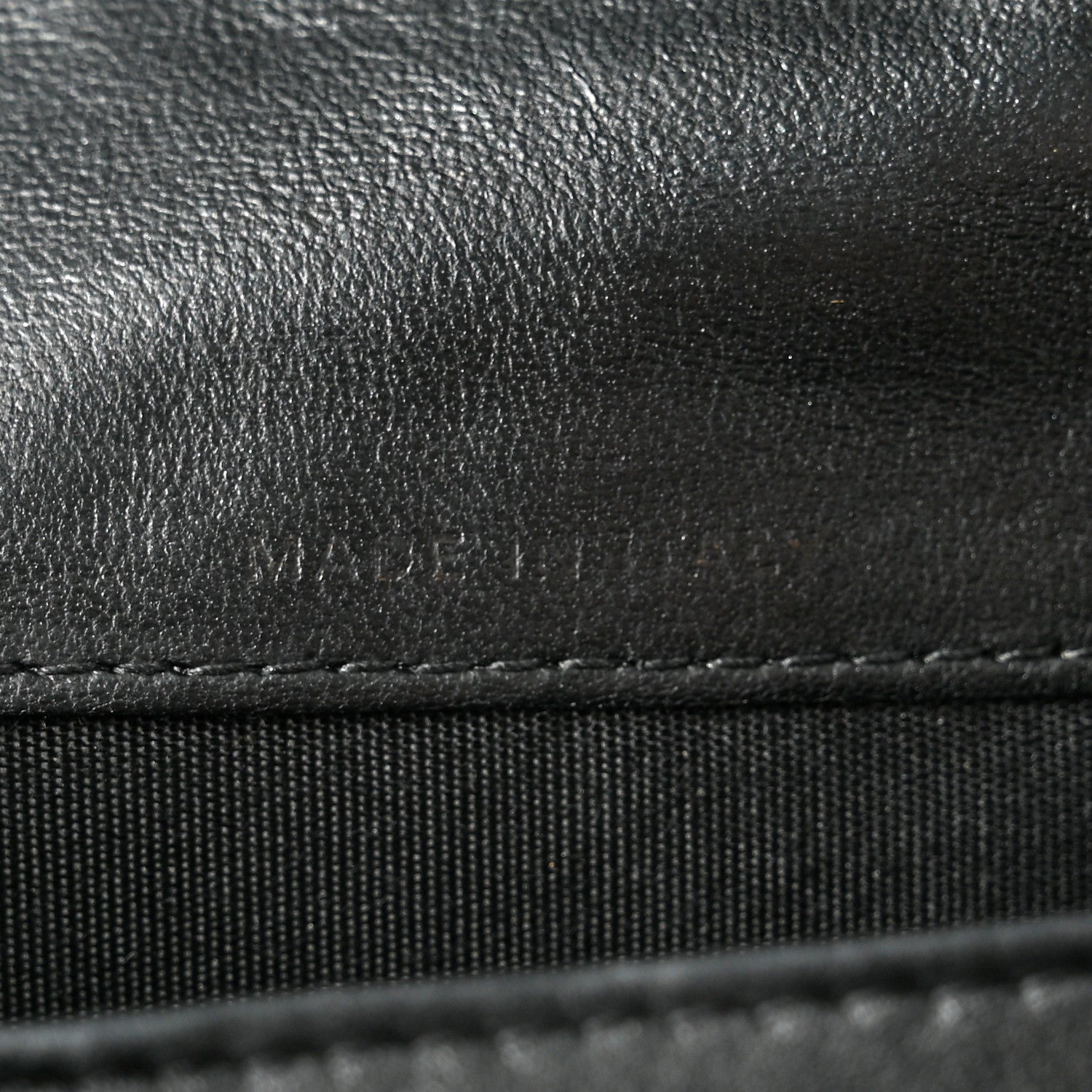 Chanel Lambskin Camellia Embossed Large Gusset Flap Wallet Black 7 of 8