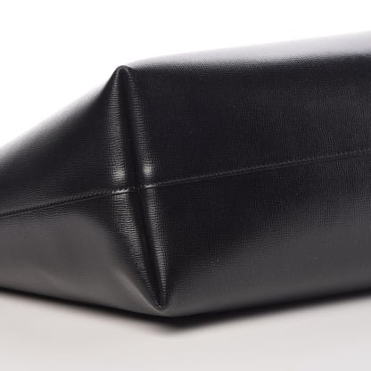 Tom Ford Grained Calfskin Large T Tote Black 7 of 8