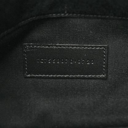 Saint Laurent Calfskin Crocodile Embossed Tablet Pouch Black 6 of 7