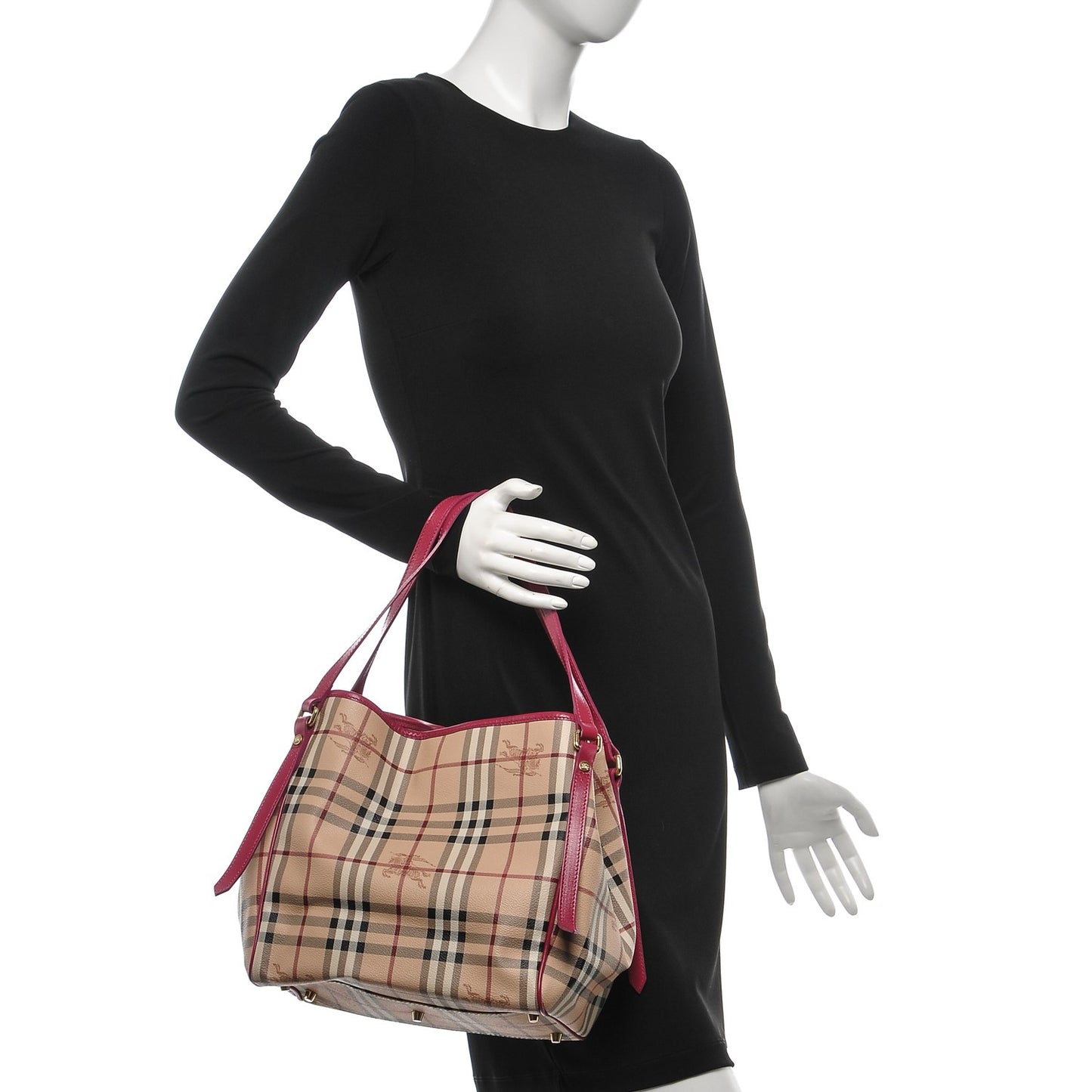 Haymarket Check Small Canterbury Tote Magenta