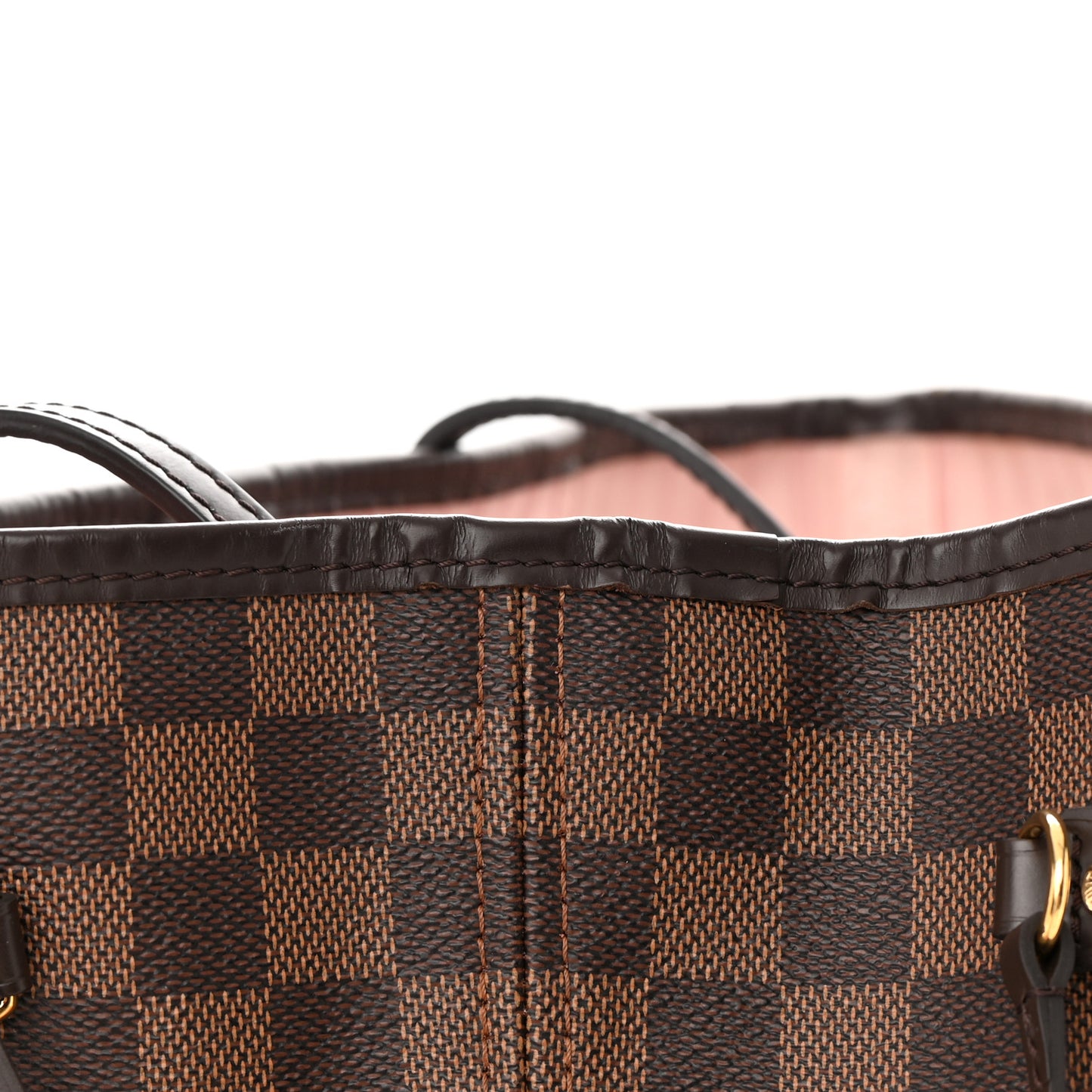 Damier Ebene Neo Neverfull MM Rose Ballerine