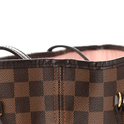 Louis Vuitton Damier Ebene Neo Neverfull MM Rose Ballerine 16 of 19