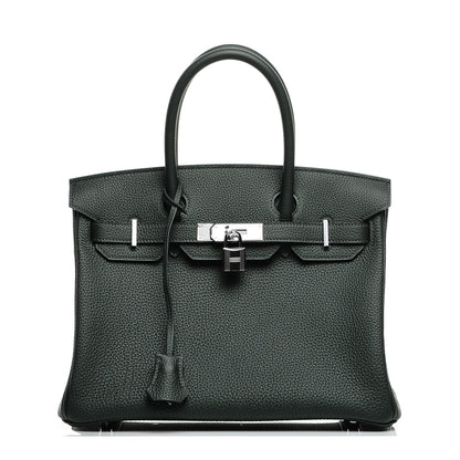 Hermes Togo Birkin 30 Vert Fonce 1 of 33