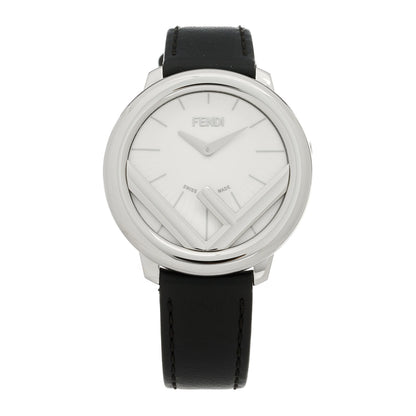 Fendi Stainless Steel Calfskin 36mm Fendi Run Away Quartz Watch Black 1 of 4