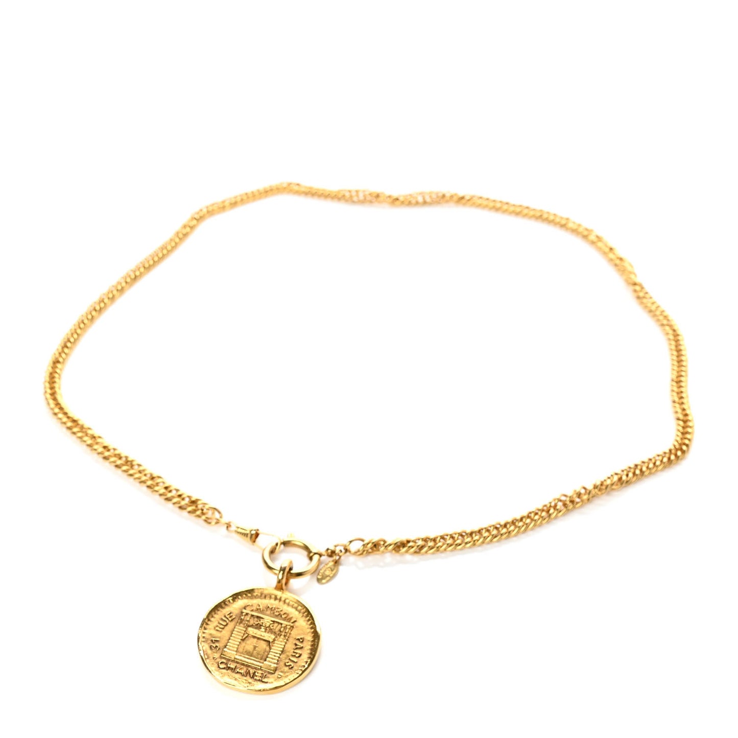 CC Coin Chain Belt Gold