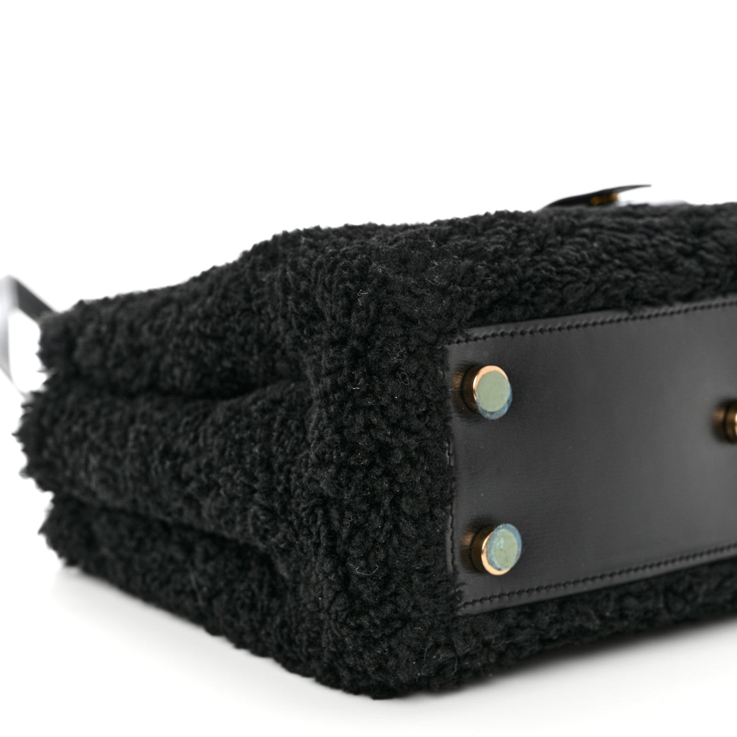 Saint Laurent Shearling Nano Sac De Jour Black 7 of 8