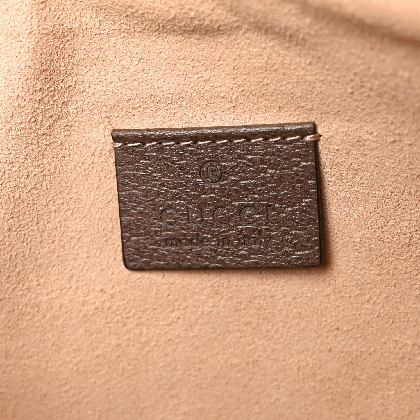 GG Supreme Monogram Large Ophidia Pouch Clutch Brown