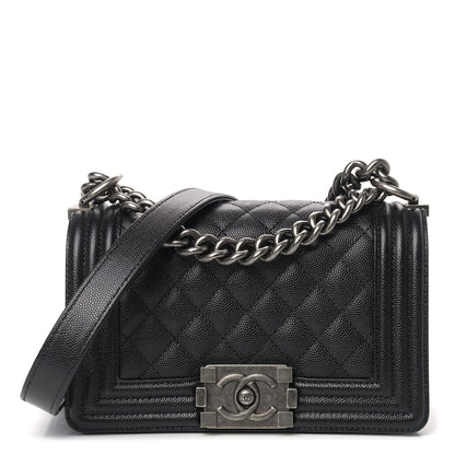Chanel Caviar Quilted Small Boy Flap Black 1 of 9