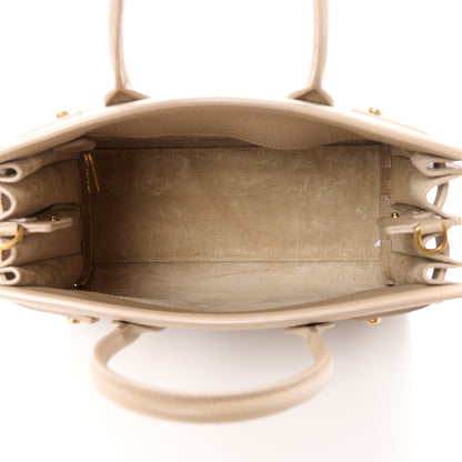 Saint Laurent Grained Calfskin Baby Sac De Jour Souple Sea Salt 5 of 14