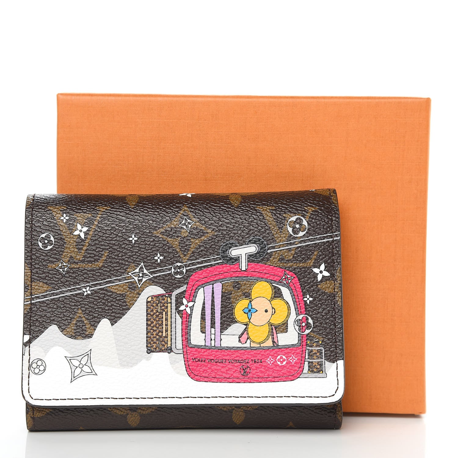 Louis Vuitton Monogram 2019 Christmas Animation Victorine Wallet Fuchsia 8 of 8