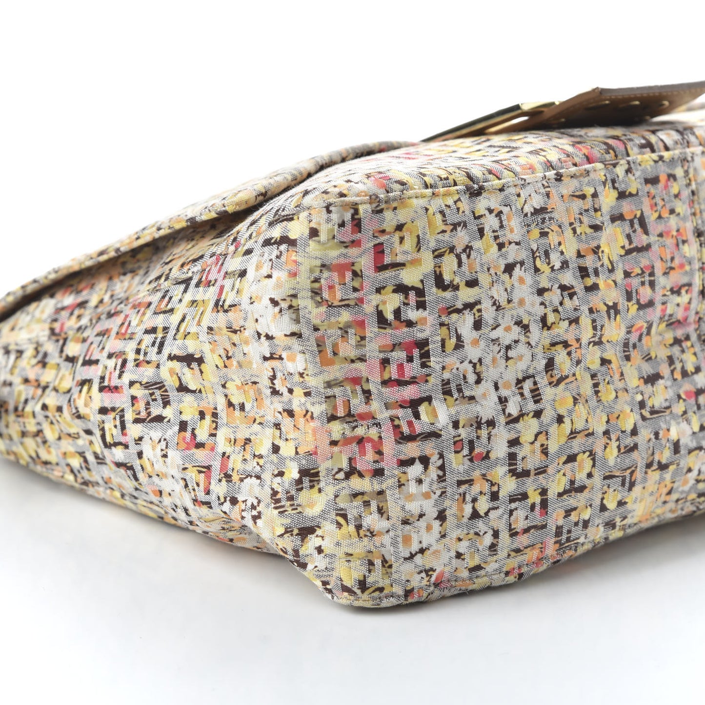 ENDI Zucchino Vitello Floral Studded Forever Mama Baguette Pesca Giallo Saddler