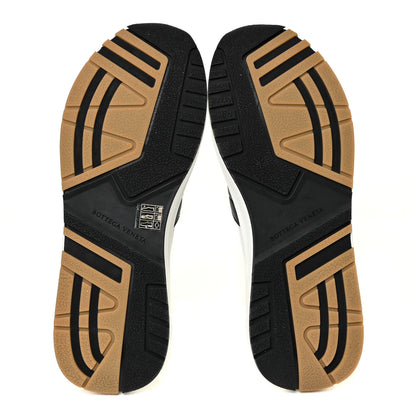 Bottega Veneta Calfskin Technical Mesh Speedster Sneakers 42 White Black 5 of 14