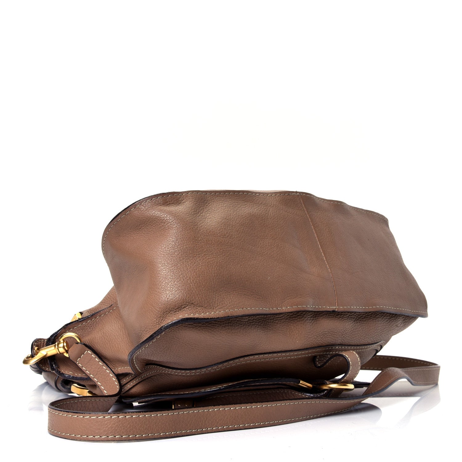 Chloe Calfskin Medium Marcie Satchel Nut 3 of 4