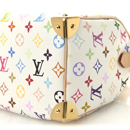 Louis Vuitton LV X TM Monogram Multicolor Speedy Bandouliere 25 White 9 of 9