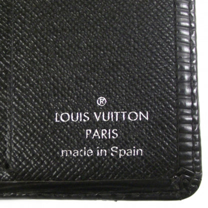 Louis Vuitton Epi Billfold Wallet 6 Cards Slots Bills Black 7 of 8