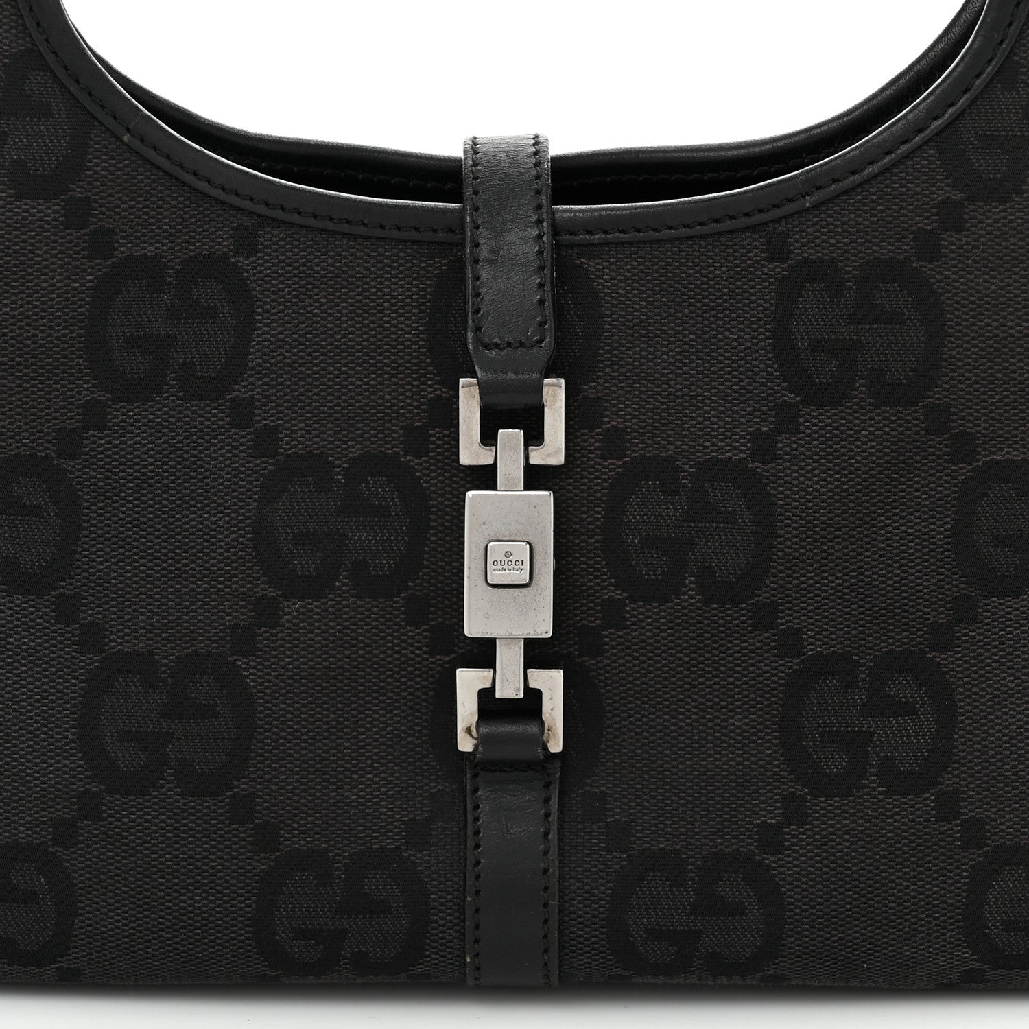 Gucci Monogram Small Bardot Black 8 of 14