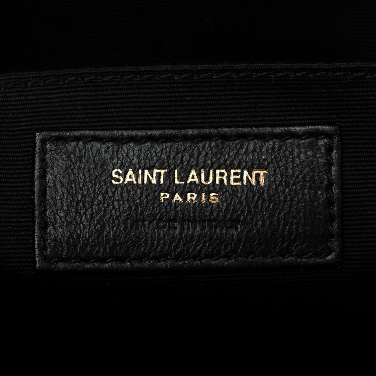 Patent Calfskin Crocodile Embossed Monogram Lou Camera Bag Black