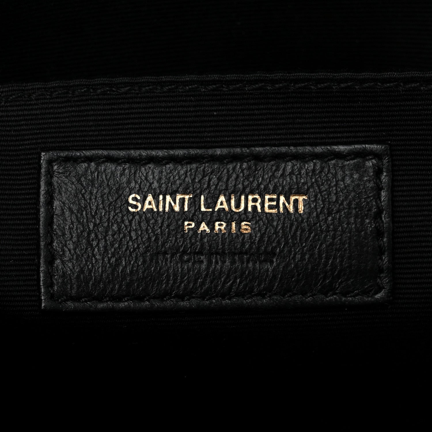 Saint Laurent Patent Calfskin Crocodile Embossed Monogram Lou Camera Bag Black 6 of 11