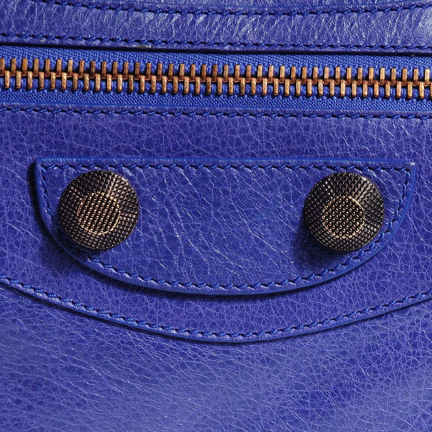 Balenciaga Agneau Giant 21 Rose Gold Hardware City Bleu Lavande 13 of 15