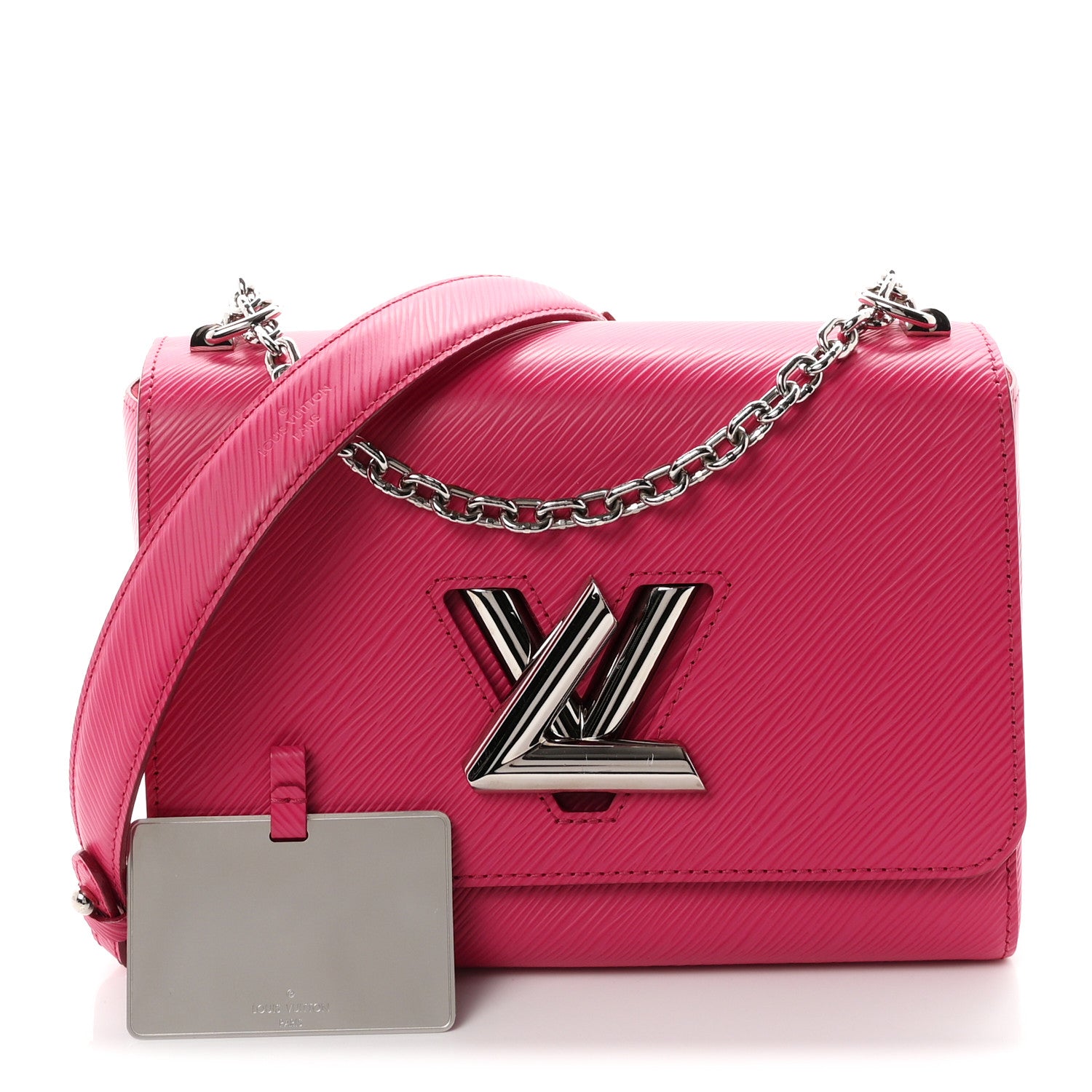 Louis Vuitton Epi Twist Shoulder Bag MM Hot Pink 3 of 10