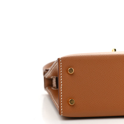 Hermes Epsom Mini Kelly Sellier 20 Gold 9 of 11