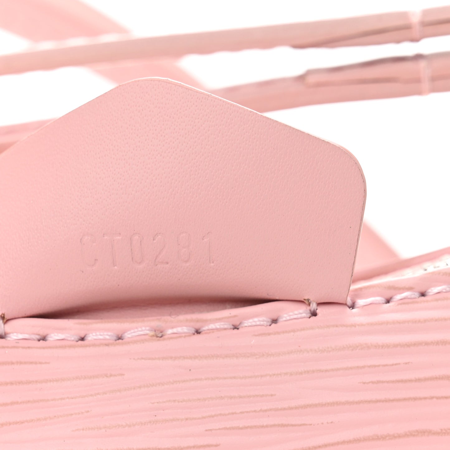 Epi Easy Pouch On Strap Rose Ballerine