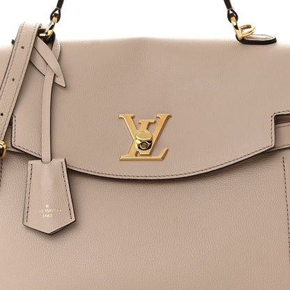 Louis Vuitton Soft Calfskin Lockme Ever MM Greige 8 of 11