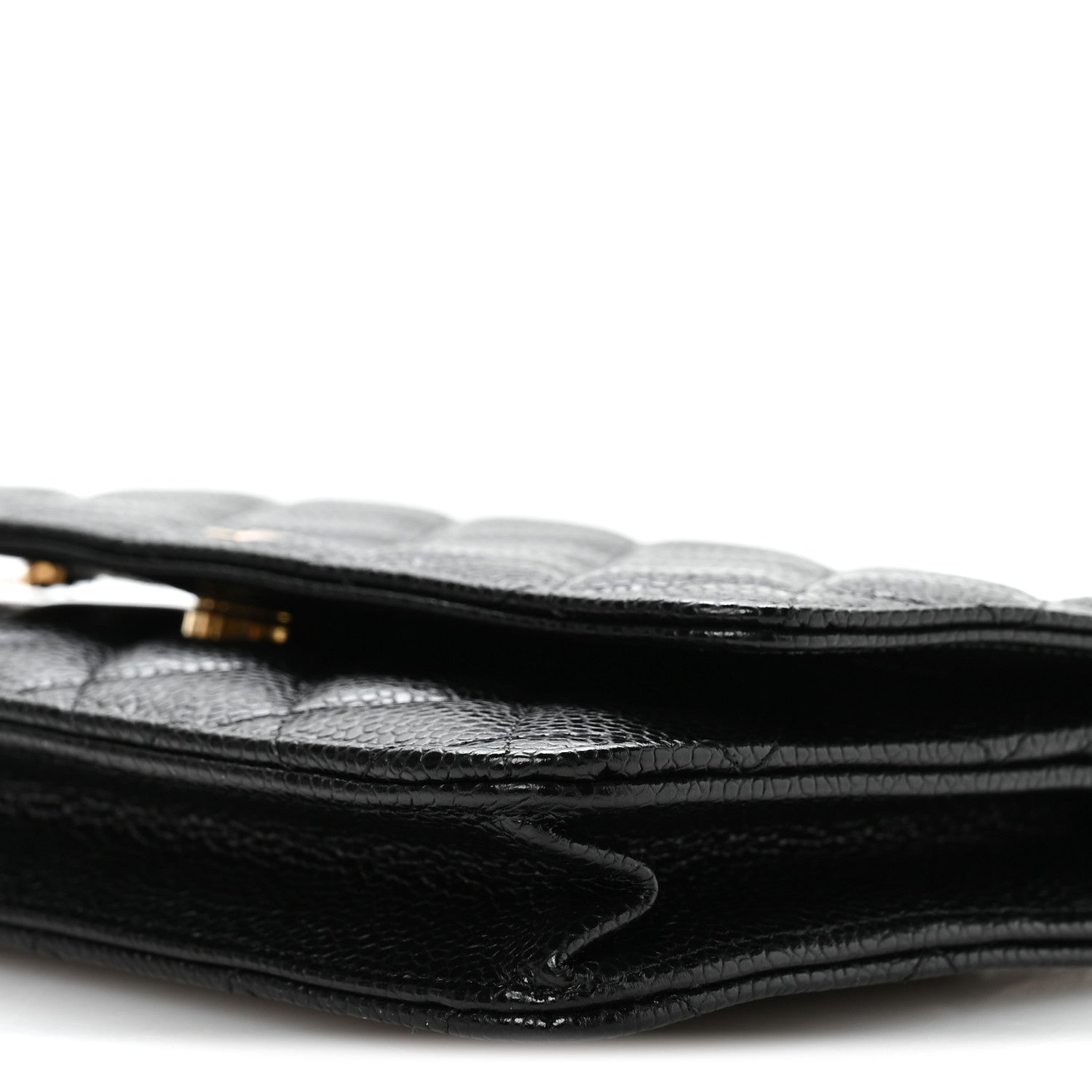 Chanel Caviar Quilted Wallet On Chain WOC Black 10 of 11