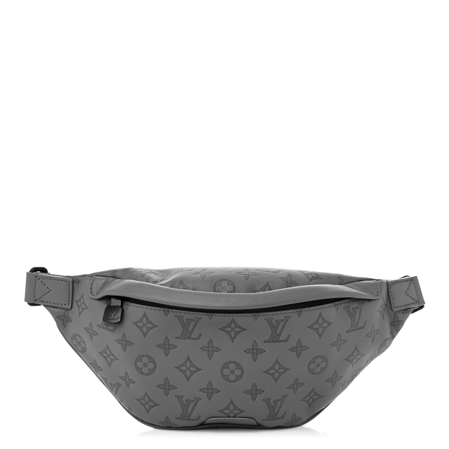 Calfskin Monogram Shadow Discovery Bumbag PM Gray