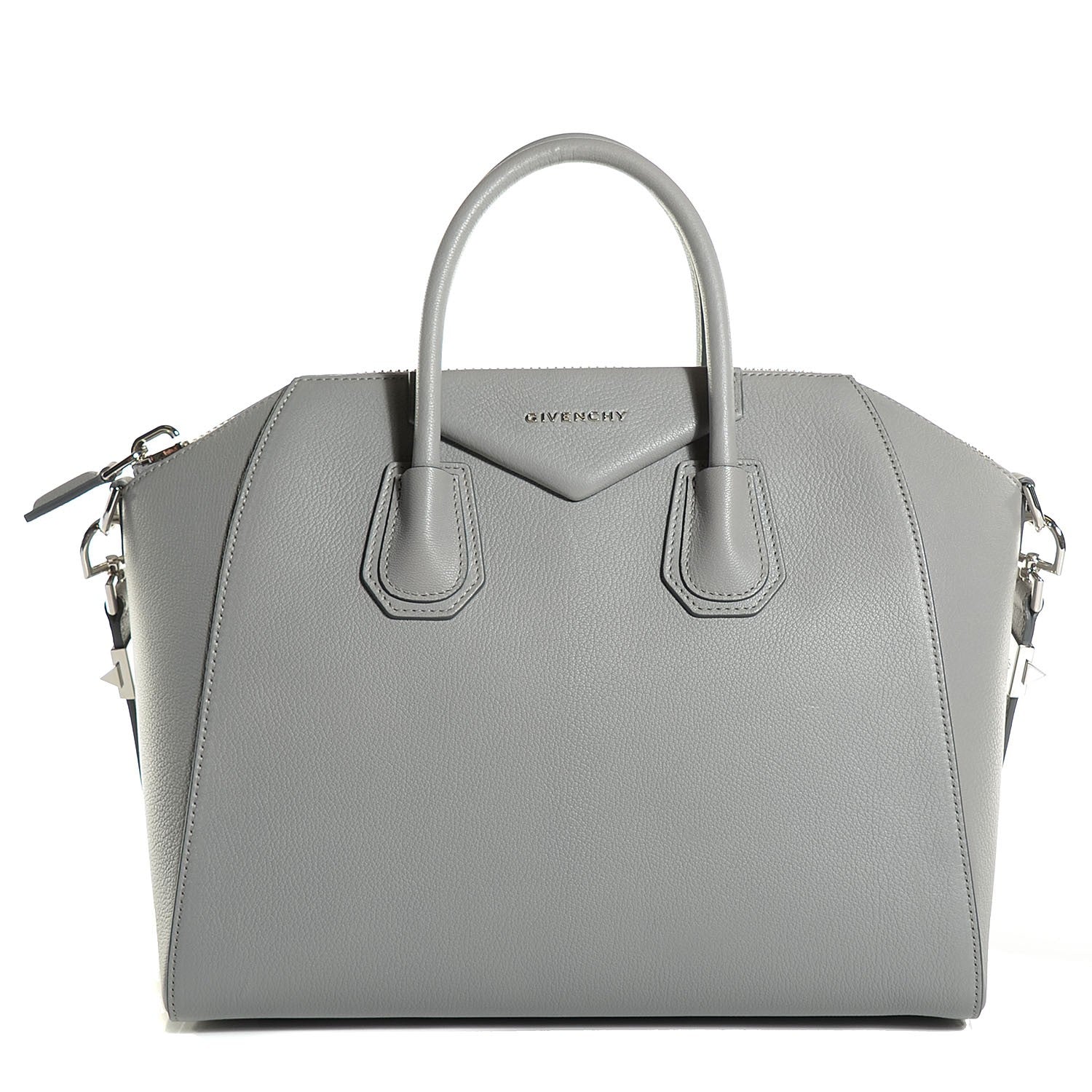 Givenchy Sugar Goatskin Medium Antigona Pearl Grey 1 of 10