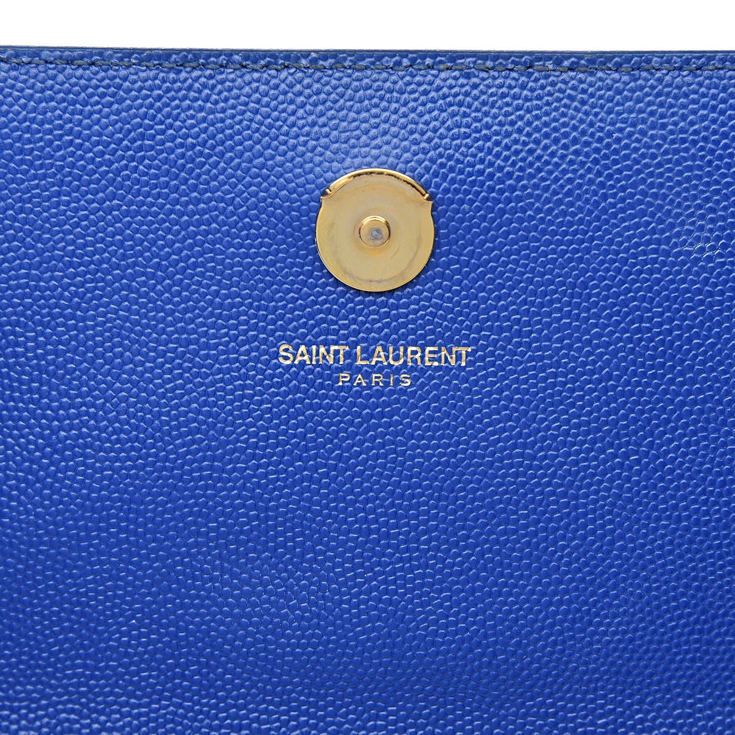 Saint Laurent Grain De Poudre Small Classic Monogram Kate Satchel Royal Blue 6 of 14