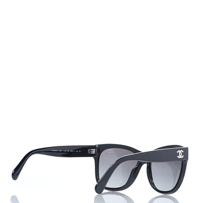 Chanel Polarized Square CC Sunglasses 5380 Black 4 of 8