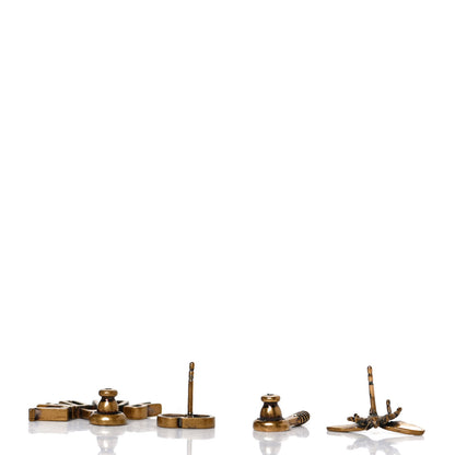 Christian Dior Metal J'Adior Earrings Aged Gold 3 of 5