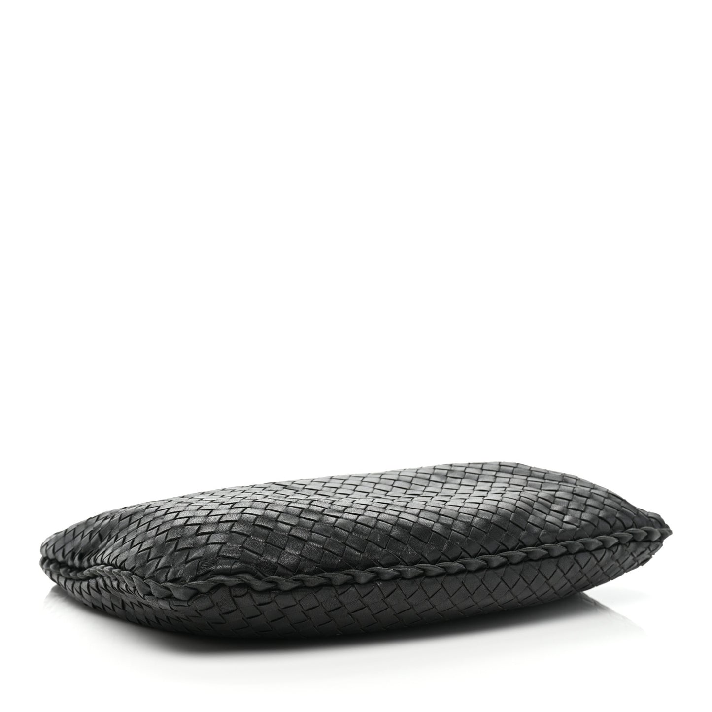Nappa Intrecciato Large Veneta Hobo Black