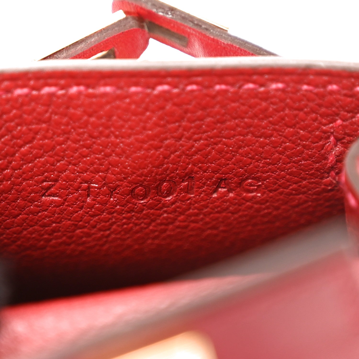 Hermes Tadelakt Mini Kelly Twilly Bag Charm Rouge Vif Bleu Jean Rose Extreme 5 of 6
