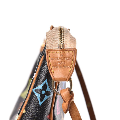 Louis Vuitton Monogram Multicolor Pochette Accessories Black 7 of 14