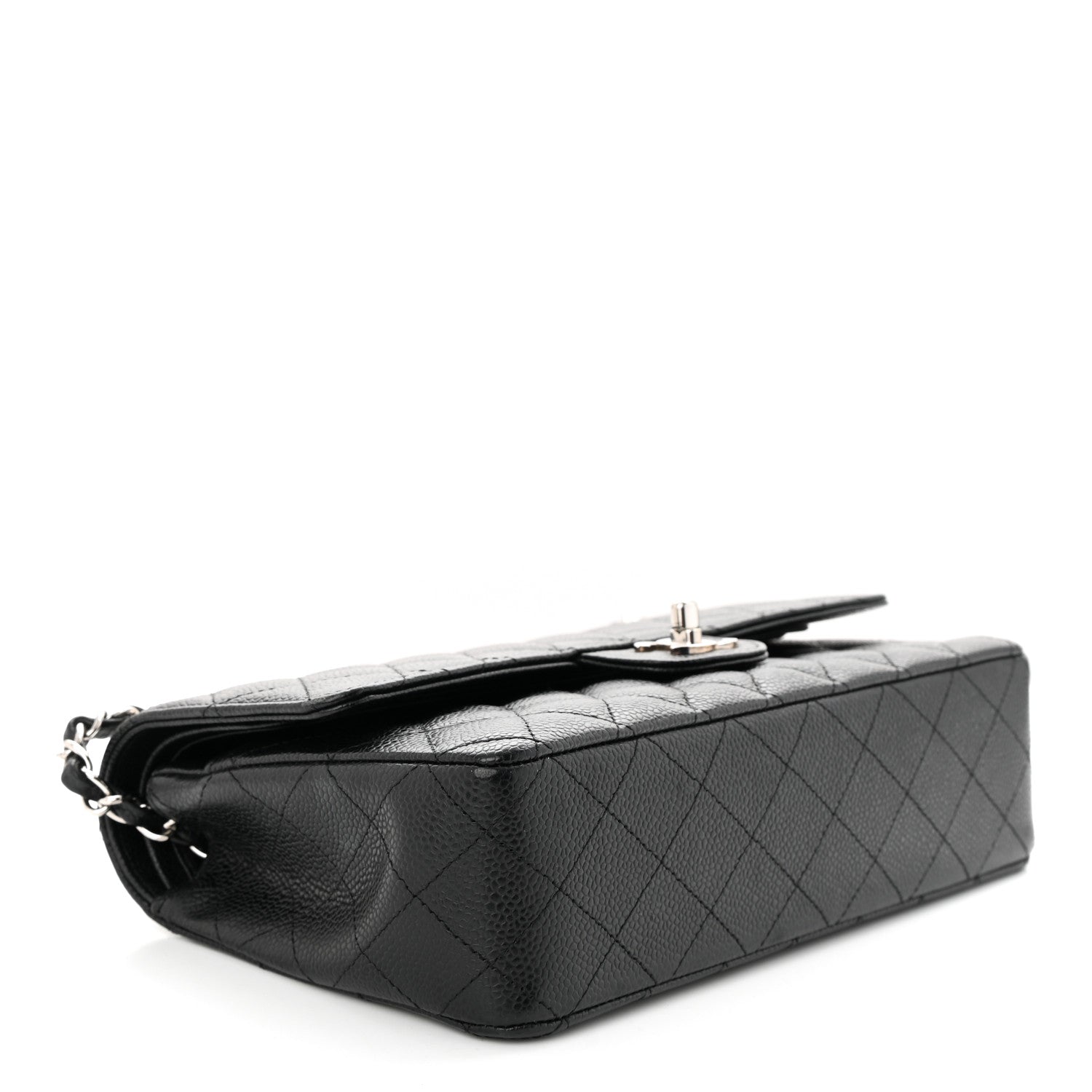 Chanel Caviar Quilted Medium Double Flap Black 4 of 12