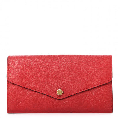 Louis Vuitton Empreinte Sarah Wallet NM Cherry 1 of 7