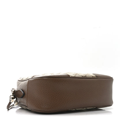 Gucci Monogram Mini Bree Messenger Bag Beige Tabacco 3 of 9