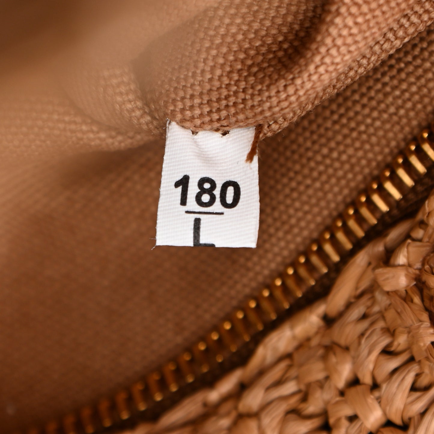 Raffia Woven Tote Naturale Caramel