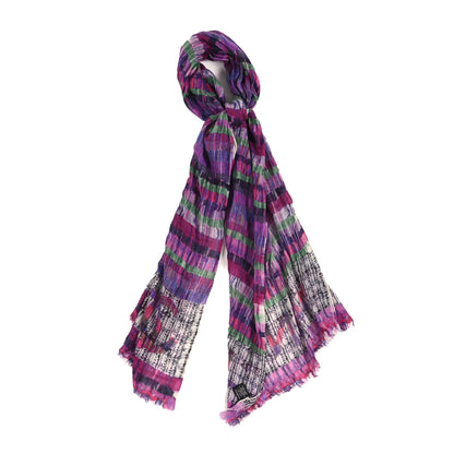 Chanel Cashmere Silk CC Scarf Shawl Multicolor 1 of 3
