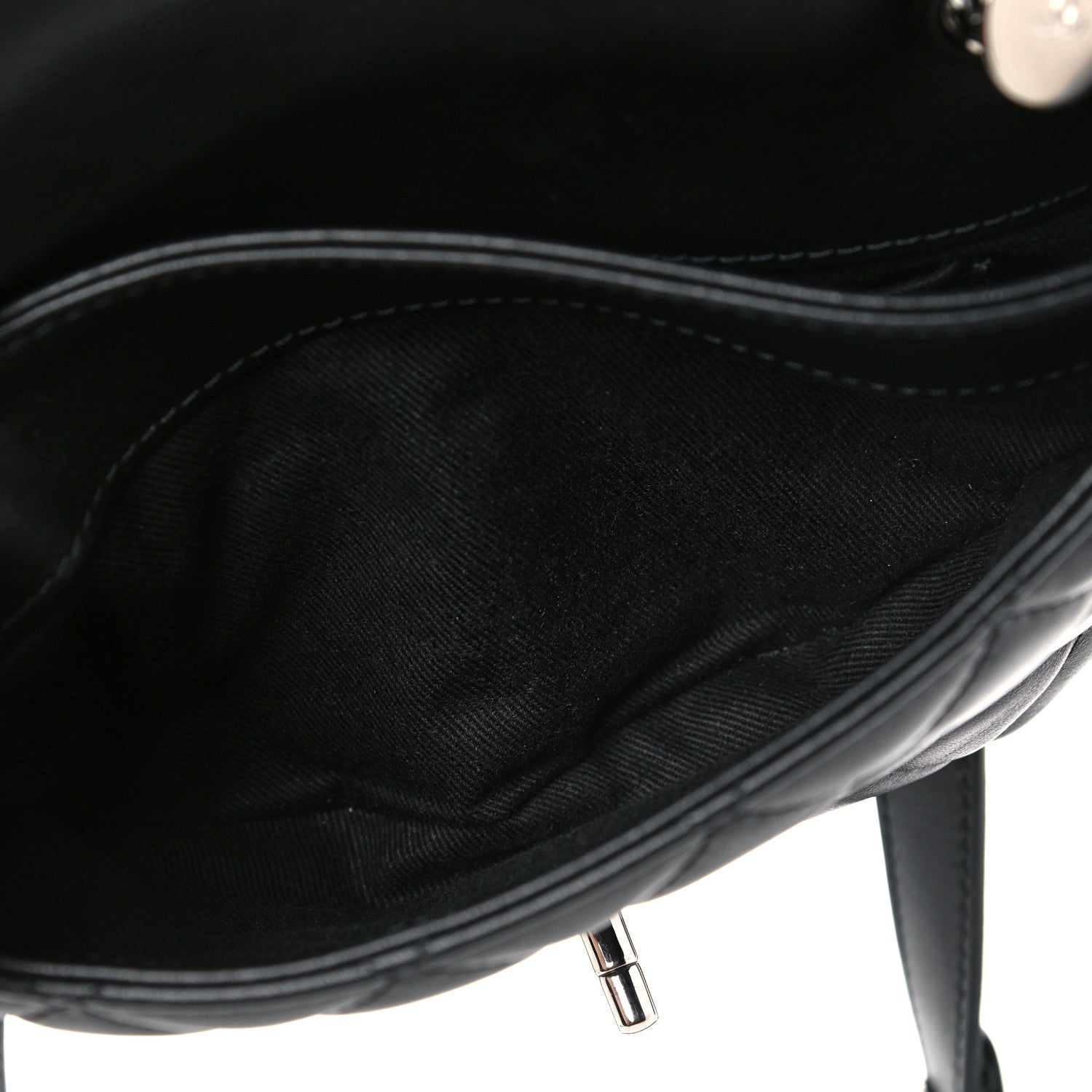 Chanel Calfskin Quilted CC Uniform Flap Belt Bag Black 12 of 15