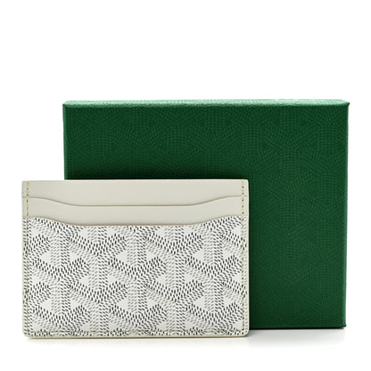 Goyard Goyardine Saint Sulpice Card Holder White 8 of 8