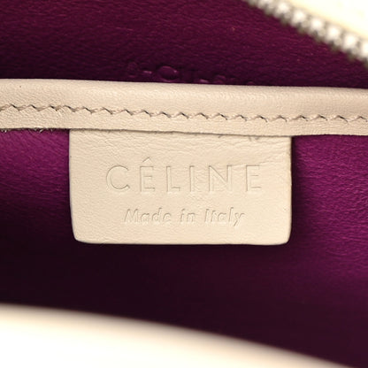 Celine Smooth Calfskin Nano Luggage White Magenta 6 of 24