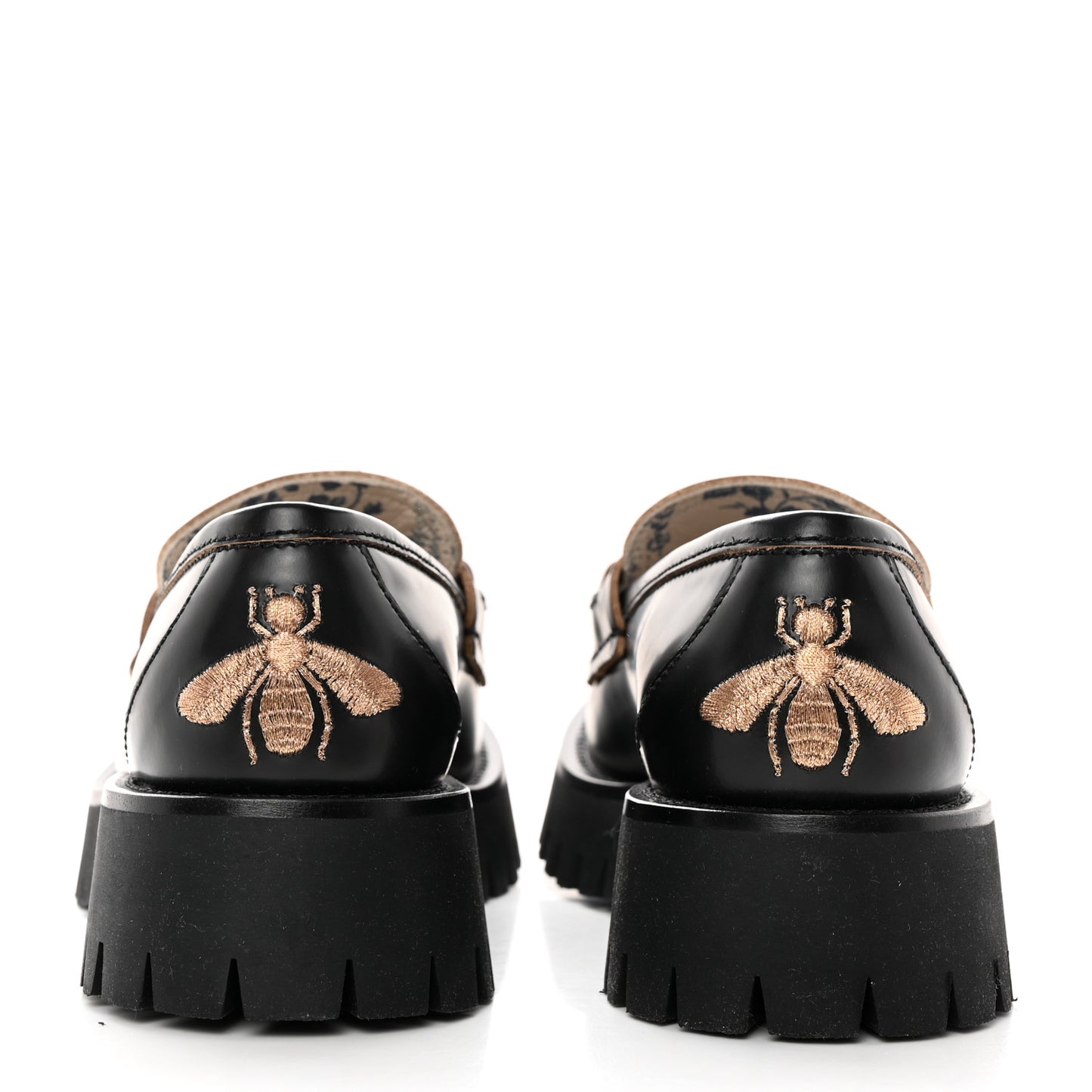 Cordovan Lux Womens Harald Horsebit 25mm Platform Loafers 37 Black