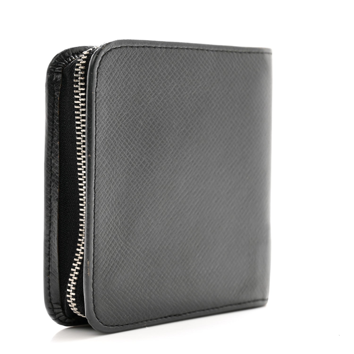 Louis Vuitton Taiga Zip Wallet Black 3 of 10