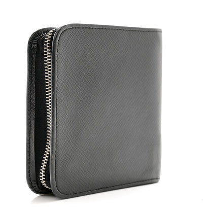 Louis Vuitton Taiga Zip Wallet Black 3 of 10